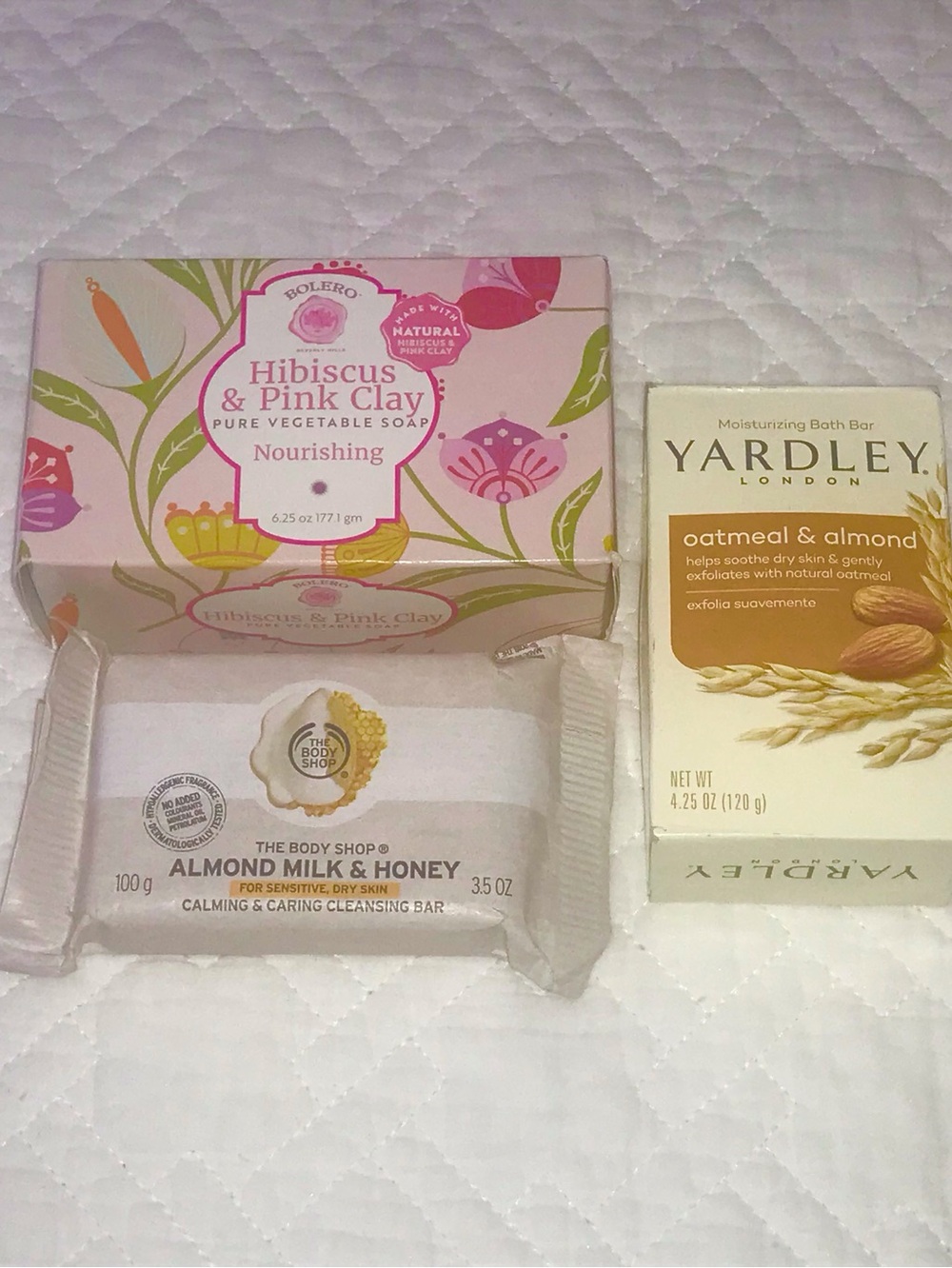 Lot of 3 Yardley Body Shop Full Size Soaps New in Package